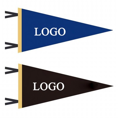 9" x 24" Digitally Printed Single Sided Custom Festival Event Felt Pennant